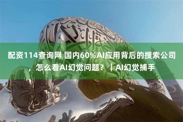 配资114查询网 国内60%AI应用背后的搜索公司，怎么看AI幻觉问题？｜AI幻觉捕手