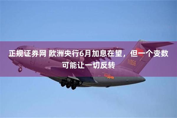 正规证券网 欧洲央行6月加息在望，但一个变数可能让一切反转